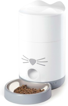 Picture of Catit PIXI Smart Feeder - Automatic Cat Food Dispenser | Timed Pet Feeder for Cats with Dry Food Dispenser, Dessicant Bag, Portion Control, WiFi