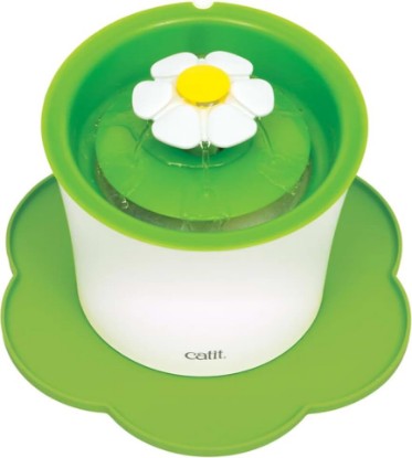 Picture of Catit Flower Shape Cat Placemat, Green | Diameter 11.8in