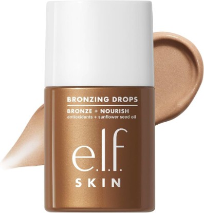 Picture of e.l.f. SKIN Bronzing Drops, Fair Gold | Liquid Face Tinted Serum with Vitamin E & Sunflower Oil, Vegan & Cruelty-Free