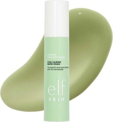 Picture of e.l.f. SKIN Blemish Breakthrough Calming Water Cream, Lightweight Blemish-Fighting Face Moisturiser, Prevents New Blemishes & Calms Skin