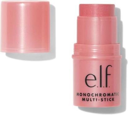 Picture of e.l.f. Monochromatic Multi Stick, Travel-Sized Luxuriously Creamy & Blendable Color, For Eyes, Lips & Cheeks, Vegan & Cruelty-Free, Dazzling Peony, 0.17 Oz