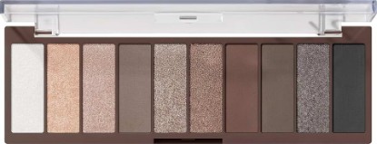 Picture of e.l.f. Perfect 10 Eyeshadow Palette, Ten Ultra-pigmented Nude Shades, Blendable Formula, Vegan & Cruelty-free, Everyday Smoky (Packaging May Vary)