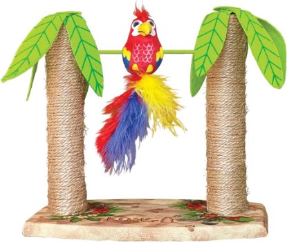 Picture of KONG Play Spaces Tiki Twirl Palm Tree Cat Scratcing Posts
