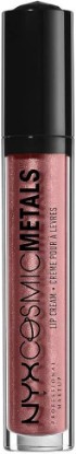 Picture of NYX PROFESSIONAL MAKEUP Cosmic Metals Lip Cream, Liquid Lipstick, Crystalized Metal, 0.13 Fluid Ounce