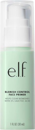 Picture of e.l.f. Blemish Control Face Primer, Soothing & Hydrating Makeup Primer For Fighting Blemishes, Grips Makeup To Last, Vegan & Cruelty-free, Large