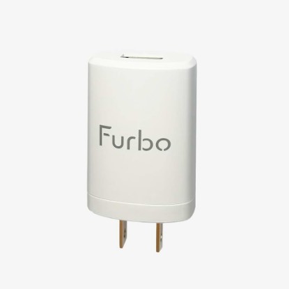 Picture of Furbo Pet Camera USB Power Adapter for Furbo 360° Dog Cam and Furbo Mini (Non-Rotating Model) – Official USB-A Wall Plug, 5.2V/2A (10.4W), 1-Count