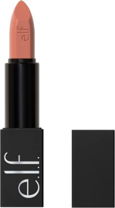 Picture of e.l.f. O Face Satin Lipstick, Richly Pigmented, Nourishing & Long-Lasting Creamy Lipstick, Infused With Jojoba, Vegan & Cruelty-Free, Dirty Talk