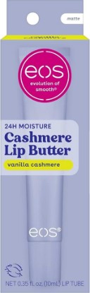 Picture of eos Vanilla Cashmere Plumping Peptides & Shea Butter Lip Butter, 0.35 oz
