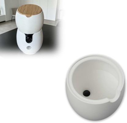Picture of High Capacity Treat Hopper Extension Compatible with Furbo Mini 360 Pet Camera Magnetic Snack Container Expansion Attachment for Small and Medium Dry Treat Storage