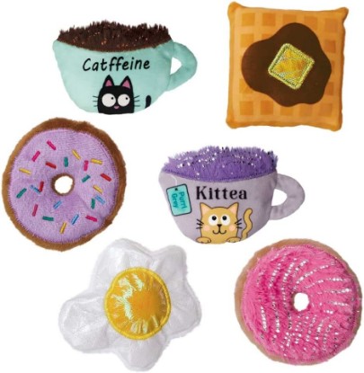 Picture of KONG Scrattles Rattlin Fun Cat Cafe PDQ, 12 Piece