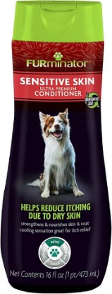 Picture of FURminator Sensitive Skin Conditioner for Dogs, 16 oz | Helps Reduce Itching Due To Dry Skin, Menthol Cooling Sensation, Promotes Healthy Skin & Coat, No Paraben Or Dyes