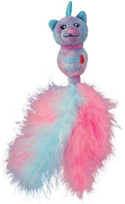 Picture of KONG Cat Wubba Caticorn Cat Toy, Blue/Pink