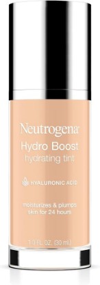Picture of Neutrogena Hydro Boost Tint Foundation Makeup, 10 Classic Ivory, 1.0 fl oz | Foundation Makeup for Dry Skin, with Hyaluronic Acid, Lightweight Oil-Free Water Gel, Non-Comedogenic