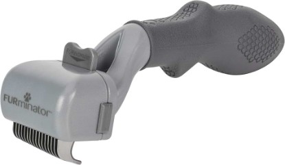 Picture of FURminator Adjustable Dematting Tool for All Pet Coat Types & Lengths | Safely* and Easily Remove Matted Hair on Dogs & Cats, FURextender Button Adjusts for All Hair Types & Lengths