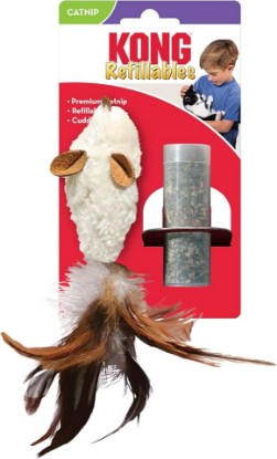 Picture of KONG Feather Mouse Catnip Toy (Colors vary)