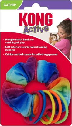 Picture of KONG Company 38745916: Active Scrunchie Catnip Toy
