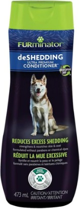 Picture of FURminator Ultra Premium deShedding Conditioner for Dogs, 16 oz | Reduces Excess Shedding, Conditioners Nourish Skin & Coat, Helps Remove Wet Dog Smell, No Parabens or Dyes, Fresh Scent