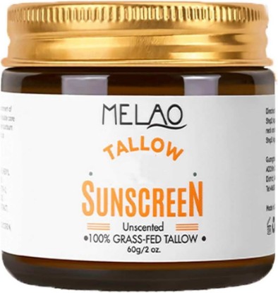 Picture of Tallow Sunscreen SPF50, Natural Grass-Fed Beef Tallow Moisturizing Sunscreen SPF 50, Beef Tallow for Skin, Non-Greasy Formula Daily Skin Protection Sun Cream for Face and Body