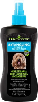 Picture of FURminator deTangling Leave-in Conditioner Spray for Dogs, 8.5 oz | Helps Loosen Mats and Reduce Brushing Time, Moisturizes and Refreshes Coat, For Dogs with Curly, Long, Silky & Wiry Coats