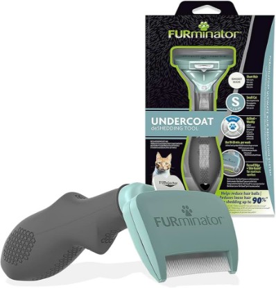 Picture of FURminator Undercoat deShedding Tool for Small Short Hair Cats Under 4.5 kg