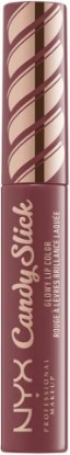 Picture of NYX PROFESSIONAL MAKEUP Candy Slick Glowy Lip Color Gloss - S'more Please (Neutral Mauve)
