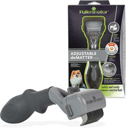 Picture of FURminator Adjustable Dematter Tool for Cats and Dogs | Comb safely and gently removes tangles from the coat