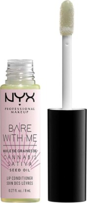Picture of NYX PROFESSIONAL MAKEUP Bare With Me Cannabis Sativa Seed Oil Lip Conditioner Gloss