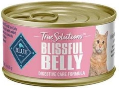 Picture of Blue Buffalo True Solutions Blissful Belly Natural Digestive Care Adult Wet Cat Food, Chicken 3-oz cans (Pack of 1)