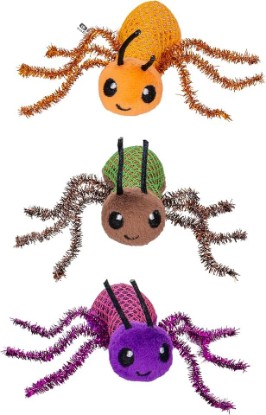 Picture of Catstages Ant-Tastic Dental Cat Toys with Catnip, Dental Mesh to Help Clean Teeth, Prey-Driven Bat & Carry Play for Cats & Kittens, 3", 3-Pack
