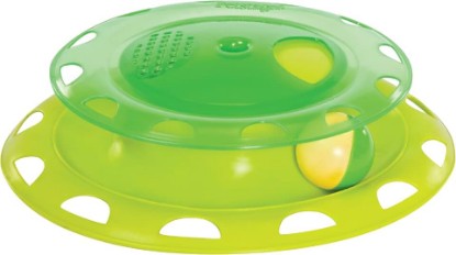 Picture of Catstages Catnip Chaser Track – Interactive Cat Toy with Catnip for Batting, Swatting, and Mental Stimulation, Green