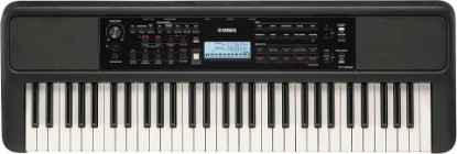 Picture of Yamaha 61 Touch Sensitive Keys Portable Keyboard for Beginners with Music Rest, Power Adapter PSR-E383