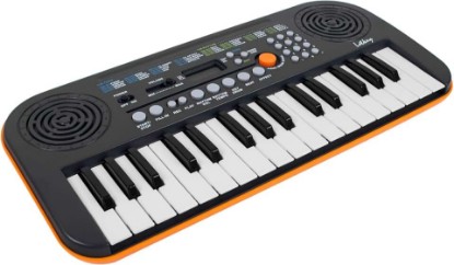 Picture of Kmise Mini Keyboard Piano 32 Key Small Portable Digital Electronic Keyboard with 30 Demo Songs Musical Gift for Beginners Kids(No Power Cord Included)