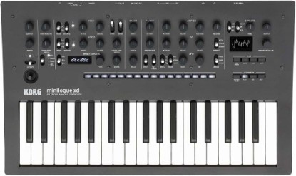 Picture of KORG minilogue xd 37-key Polyphonic Analog Synththesizer w/ 16-step Sequencer, 4 Voices and OLED Oscilloscope (MINILOGUEXD)