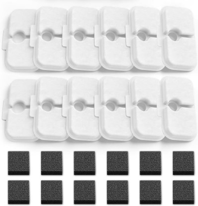 Picture of 12-Pack Replacement Filters for Petlibro Dockstream Cat Water Fountain PLWF106/116/115/105/005