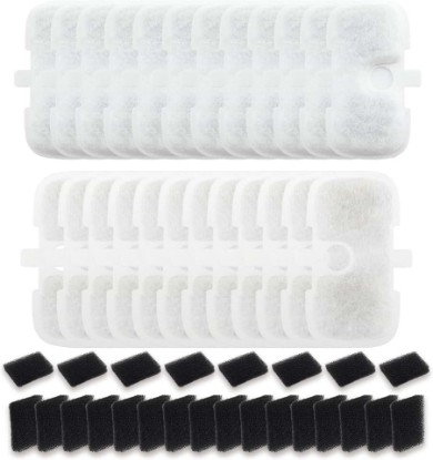 Picture of 48 Packs Replacement Filter Compatible with PETLIBRO Cat Water Fountain | Fit Pet libro Water Fountain PLWF005/PLWF105/PLWF115/PLWF106/PLWF116/PLWF305, Filters with Pre-Filter Pump Sponges