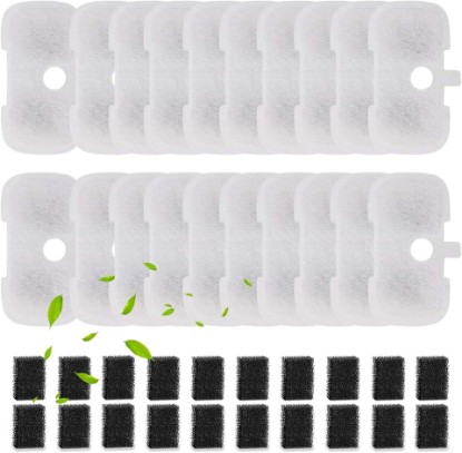 Picture of SORON 20 Packs Filter Replacement Compatible with PETLIBRO Cat Water Fountain PLWF005/PLWF105/PLWF115/PLWF106/PLWF116/PLWF305, Upgrade Replacement Filters Fit Pet libro Water Fountain, Easy to Install