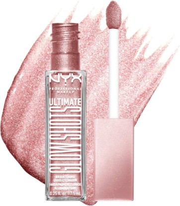 Picture of NYX PROFESSIONAL MAKEUP Ultimate Glow Shots, Liquid Eyeshadow, Long-Lasting Shimmer Eye Shadow with Vitamin C - Grapefruit Glow