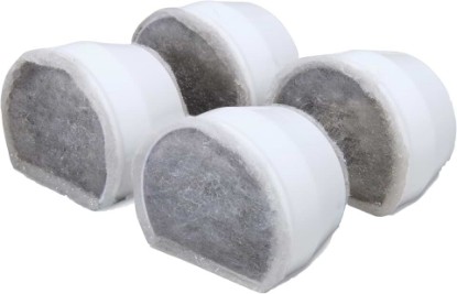 Picture of PetSafe Drinkwell Pet Fountain Replacement Carbon Filters, 4 Filters | Certified Fit for Drinkwell Fountains, 50% More Carbon Than Generic Brands, 2-4 Weeks Filtration per Filter