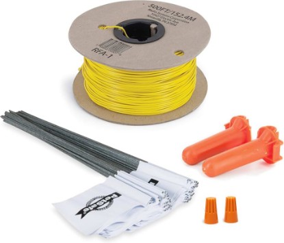 Picture of PetSafe In-Ground Fence Wire and Flag Kit, Expand Up to 1/3 Acre | Expand Your PetSafe In-Ground Fence With 500 Ft of 20-Gauge Wire, 50 Flags, 2 Splice Capsules and 2 Wire Connectors