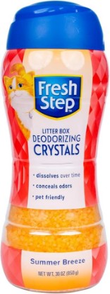 Picture of Fresh Step Cat Litter Crystals Deodorizer, Summer Breeze Scent, 30 Oz | Non-toxic crystals, summer breeze scent, odor neutralizing, any litter box