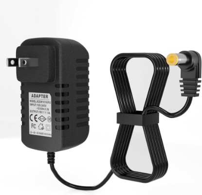 Picture of 18V Charger Power Cord for PetSafe ScoopFree Automatic Cat Litter Box | RFA-516 PAL00-14243 PAL00-15342 PAL00-14242 9.8FT Extra Long Cord Short Circuit Overheat Protection 100-240V Universal Input
