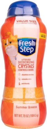Picture of Fresh Step Cat Litter Crystals Deodorizer, Summer Breeze Scent, 70 Oz | Non-toxic crystals, summer breeze scent, odor neutralizing, any litter box