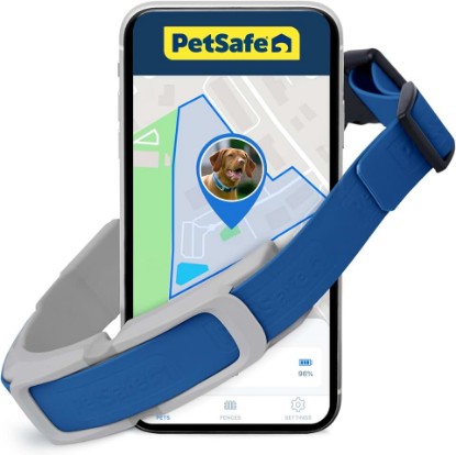 Picture of PetSafe Guardian GPS Dog Fence + Tracking, 3/4 Acre+ | GPS Tracking, Subscription Required, up to 20 Virtual Fences, Rechargeable Battery, Waterproof, Dogs 30 lbs+, Neck 15-28 in