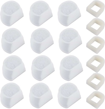 Picture of 18 PCS Replacement Filters Set Compatible with Petsafe Drinkwell | 12+6 PCS Compatible with Petsafe Drinkwell Avalon Pagoda Seascape Sedona Water Fountain Prefilters Pet Water Fountain Filter