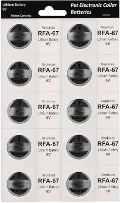 Picture of RFA-67 RFA-67D-11 6V Replacement Battery Long-Lasting & High Capacity Compatible with Pet Safe Electronic Collars Pack of 10