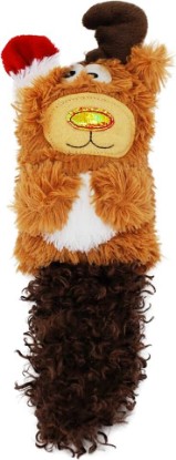 Picture of KONG Holiday Kickeroo Cat Toy – Reindeer or Snowman, Catnip-Filled, Christmas Plush Toy