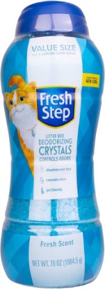 Picture of Fresh Step Cat Litter Crystals Deodorizer, Fresh Scent, 70 Oz | Non-toxic crystals neutralize odor at the source in any litter box, keeps home areas smelling fresh