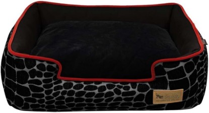 Picture of P.L.A.Y. Pet Lifestyle and You Kalahari Black Lounge Bed for Dogs, Large