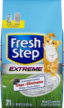 Picture of Fresh Step Extreme Clay, Non Clumping Cat Litter, Scented, 21 Pounds