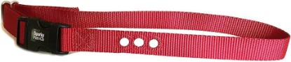 Picture of Grain Valley 1" Replacement Strap, Color: Red. Sold Per Each. Fits Most PetSafe Bark Collars and Many Containment Collars. (No-Bark Collars / Accessories)